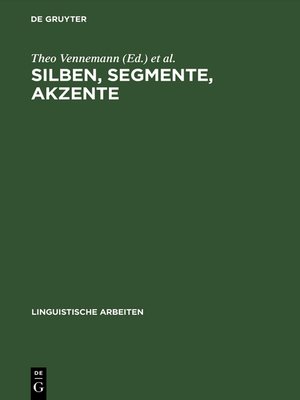 cover image of Silben, Segmente, Akzente